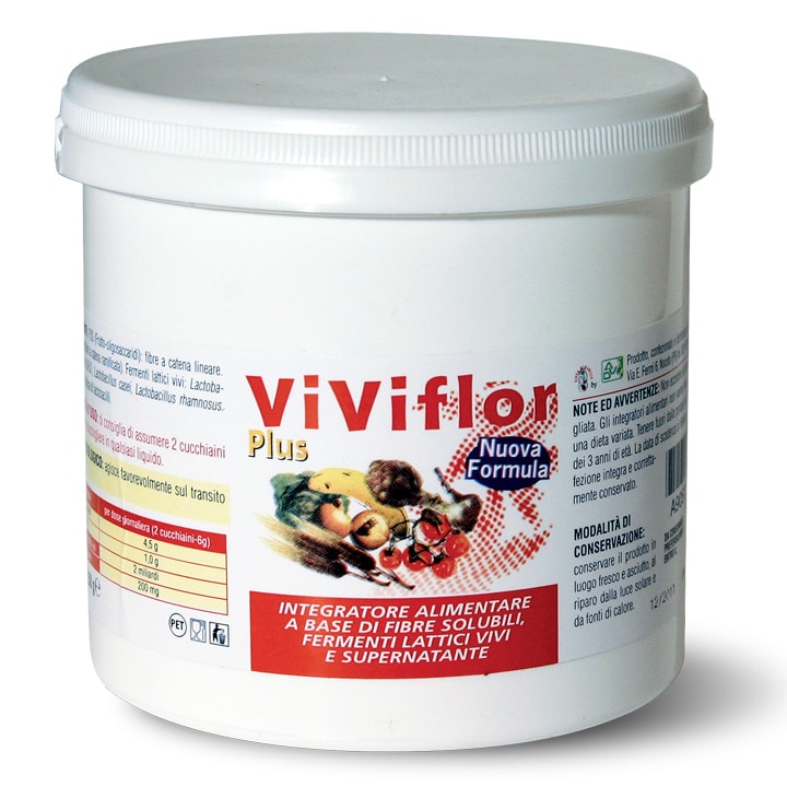 ViviflorPlus avd fibre solubili fermenti lattici vivi integratore alimentare