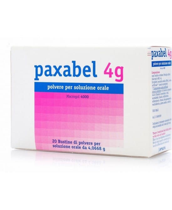 (image for) PAXABEL 4G POLVERE PER SOLUZIONE ORALE DA 20 BUSTINE