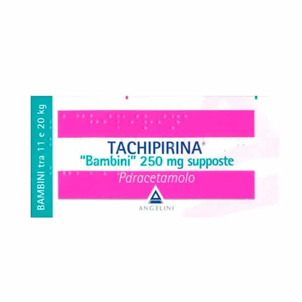 (image for) Tachipirina supposte 250 mg (Bambini)
