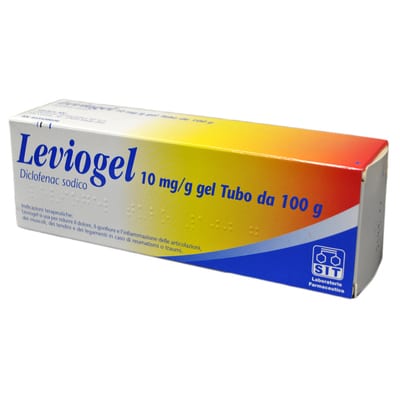 (image for) Leviogel 1% gel antidolorifico100g