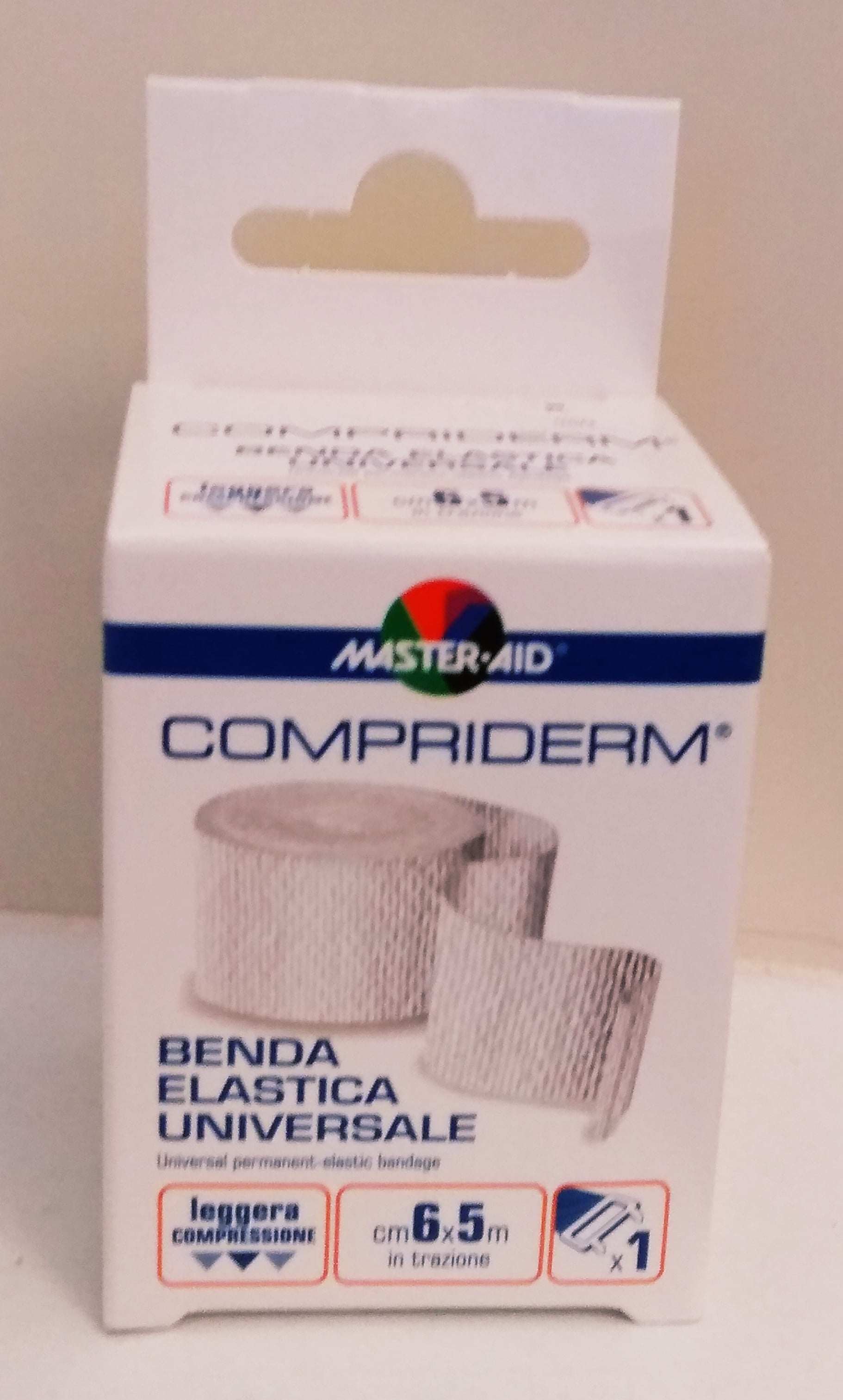 (image for) MASTER-AID® Compriderm Benda elastica 6x5cm