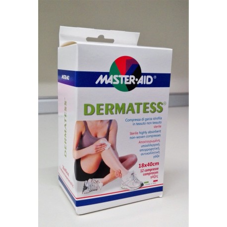 (image for) MASTER-AID – Dermatess – Compressa Di Garza Idrofila In Tessuto Non Tessuto 18X40