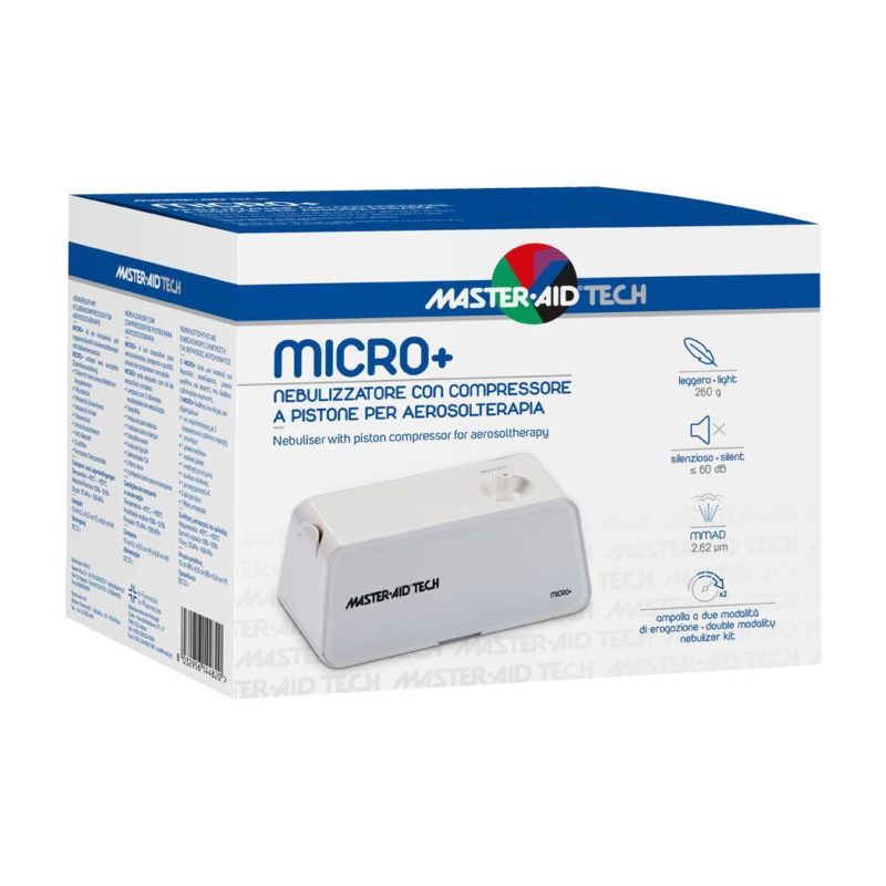 aerosol micro+ master aid nebulizzatore con compressore